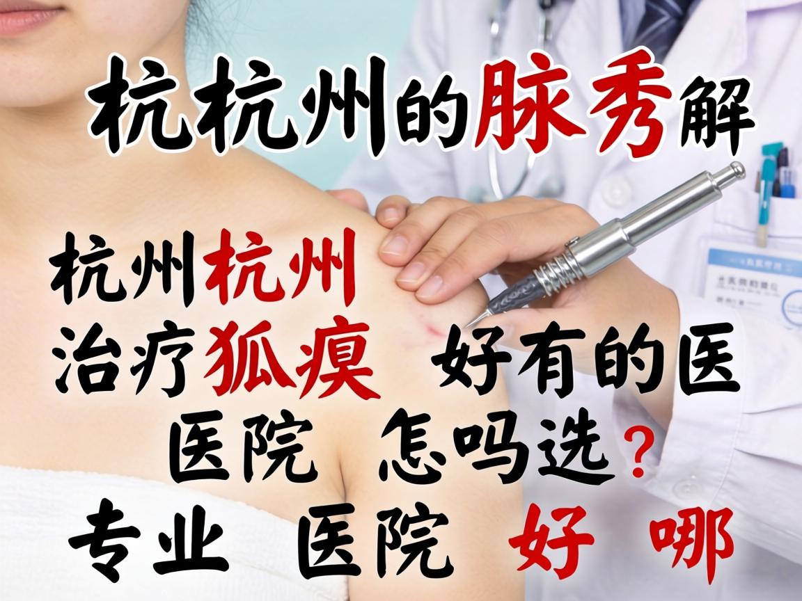 杭州腋秀解析，杭州治疗狐臭好的医院怎么选，专业医院好在哪