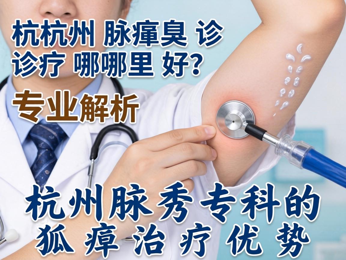 杭州腋臭诊疗哪里好？专业解析杭州腋秀专科的狐臭治疗优势
