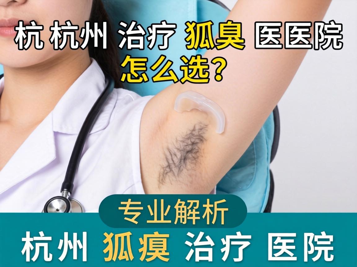 杭州治疗狐臭医院怎么选？专业解析杭州狐臭治疗医院