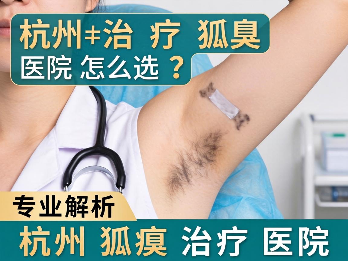 杭州治疗狐臭医院怎么选？专业解析杭州狐臭治疗医院