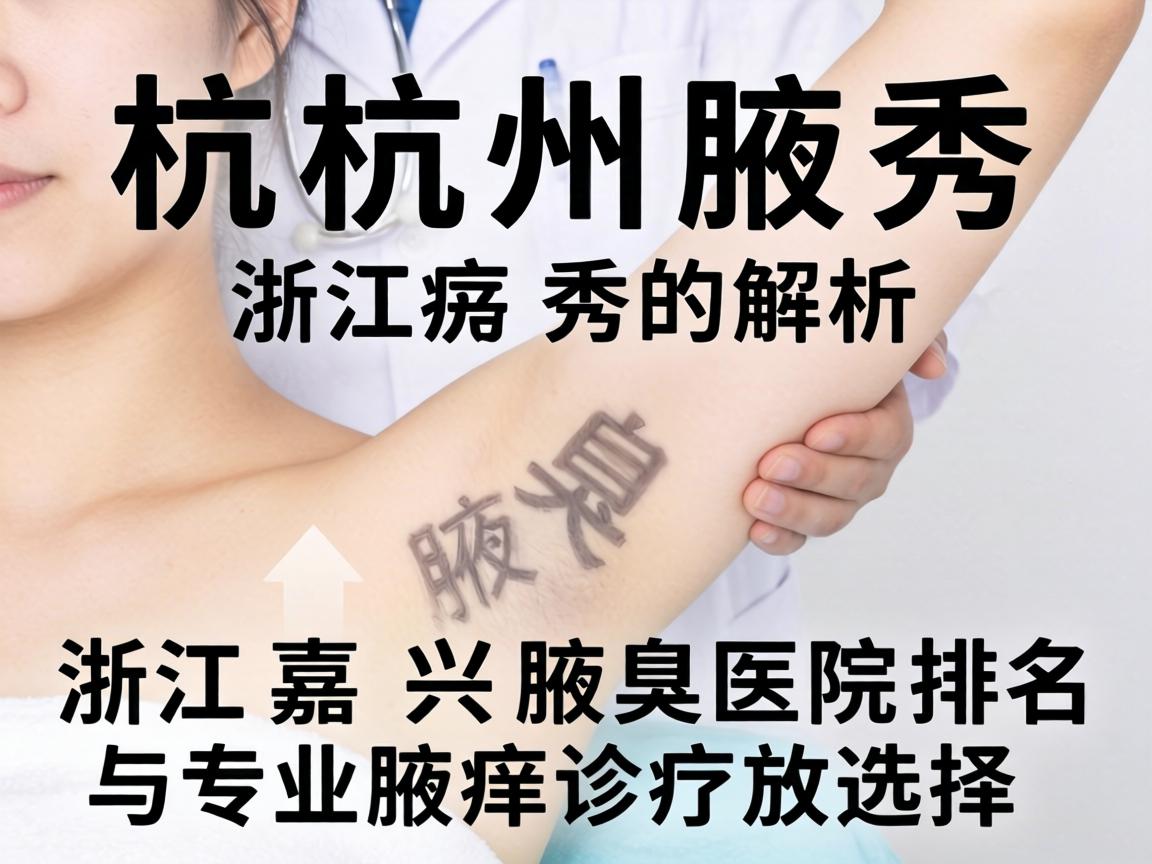 杭州腋秀解析，浙江嘉兴腋臭医院排名与专业腋臭诊疗选择