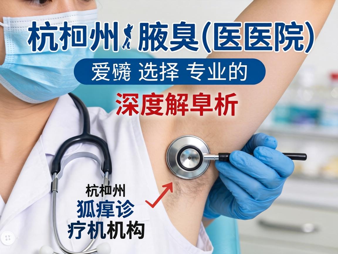 杭州腋臭医院深度解析，如何选择专业的杭州狐臭诊疗机构