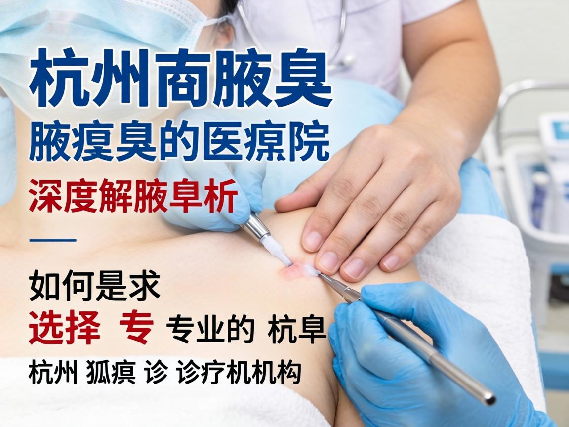 杭州腋臭医院深度解析，如何选择专业的杭州狐臭诊疗机构