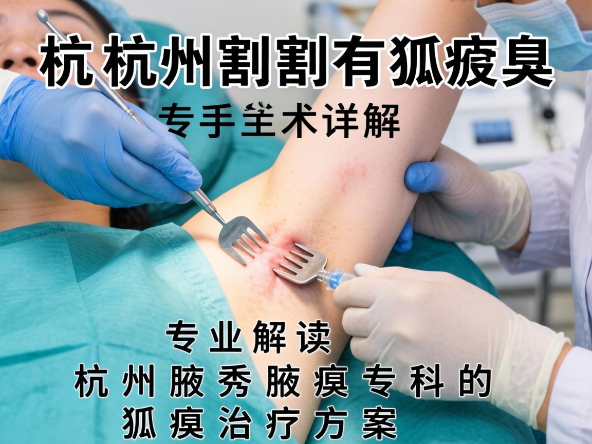 杭州割狐臭手术详解，专业解读杭州腋秀腋臭专科的狐臭治疗方案