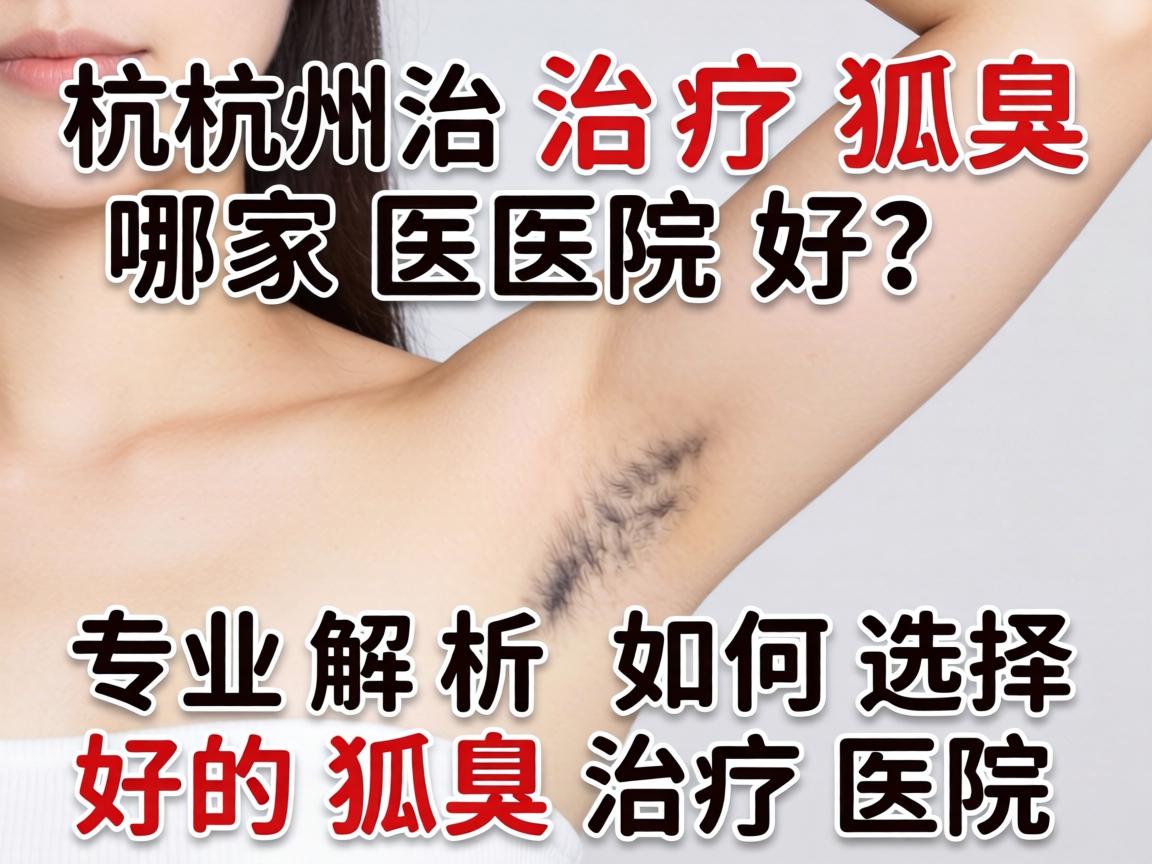 杭州治疗狐臭哪家医院好？专业解析如何选择好的狐臭治疗医院