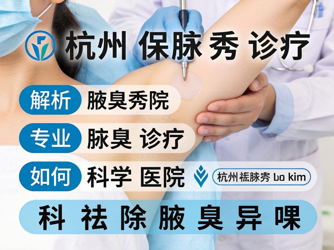 杭州腋秀解析腋臭诊疗，专业医院如何科学祛除腋臭异味