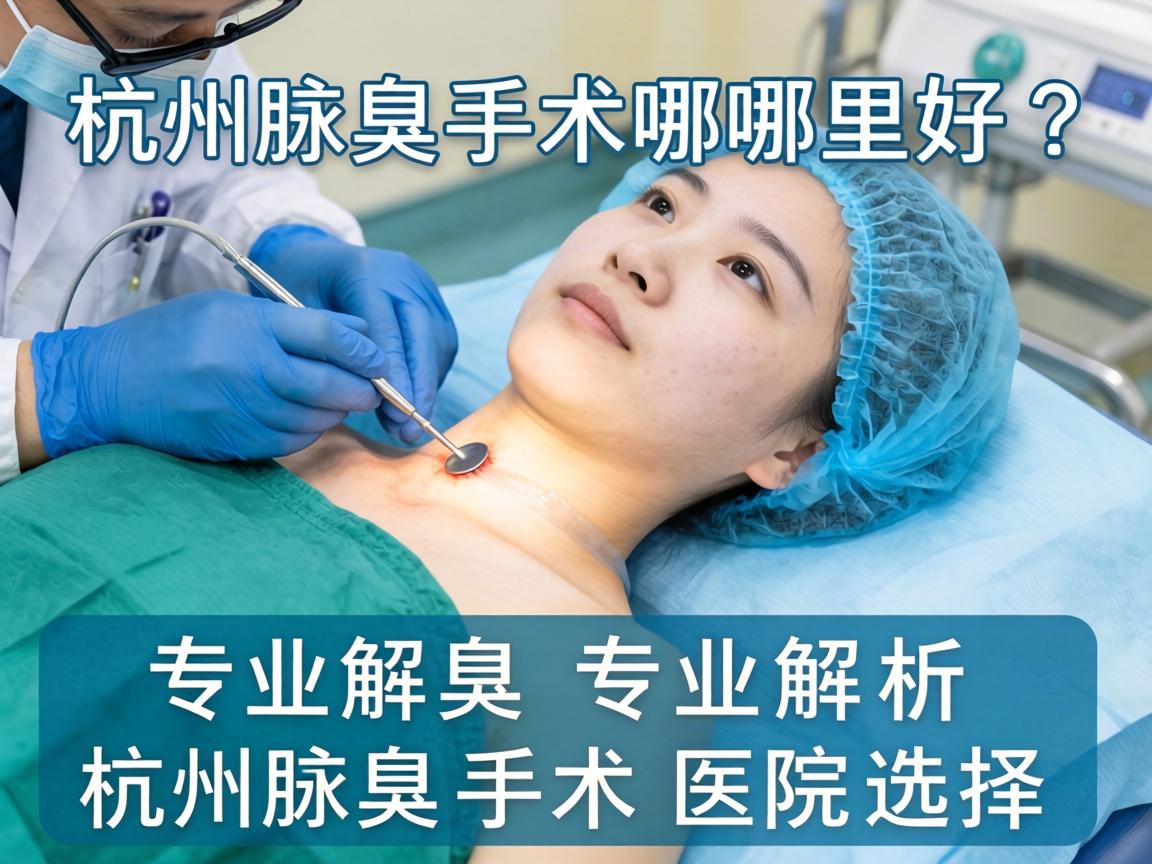 杭州腋臭手术哪里好？专业解析杭州腋臭手术医院选择