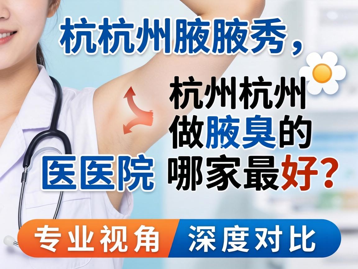 杭州腋秀解析，杭州做腋臭的医院哪家最好？专业视角深度对比