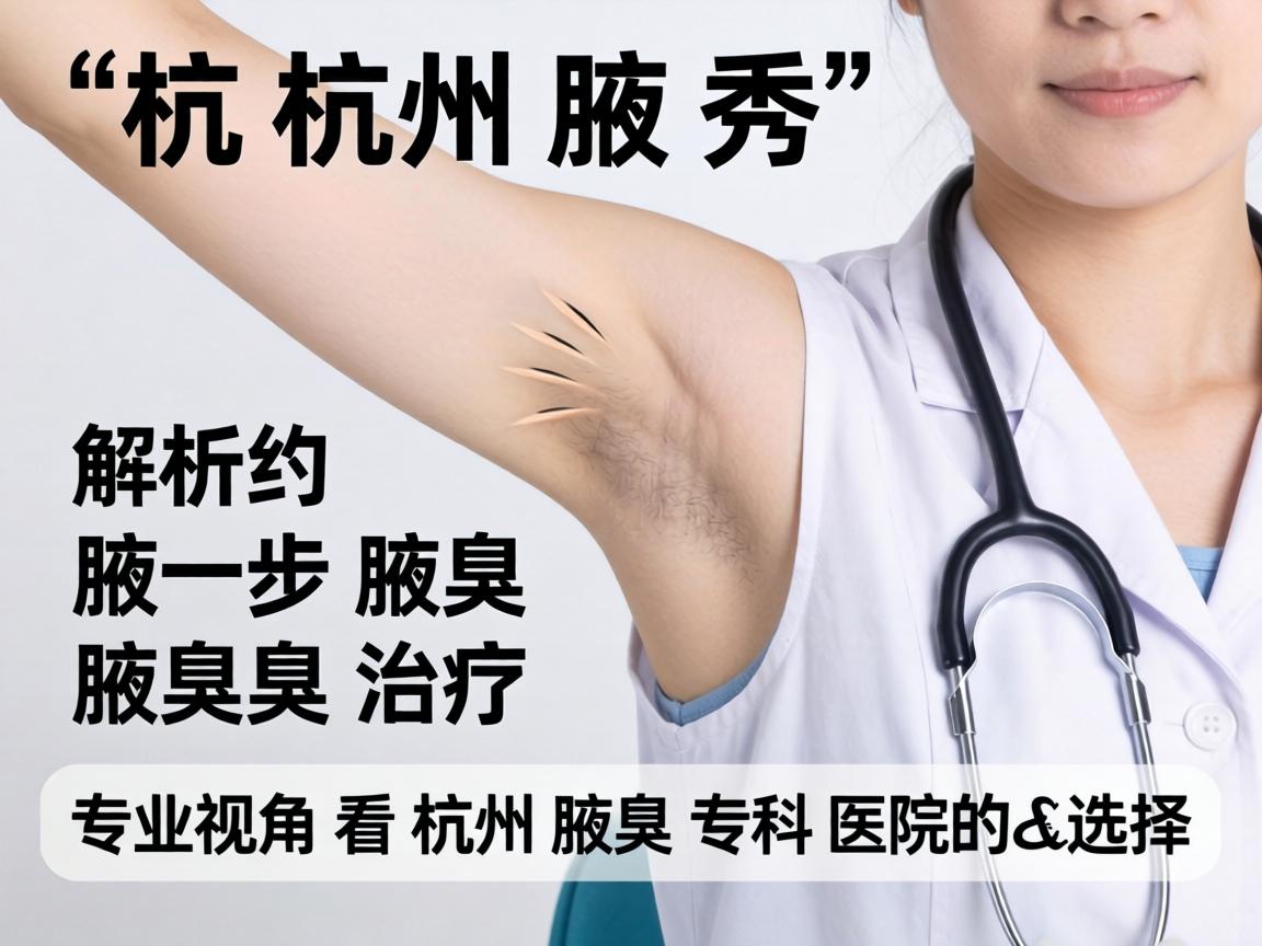 杭州腋秀解析腋臭治疗，专业视角看杭州腋臭专科医院的选择