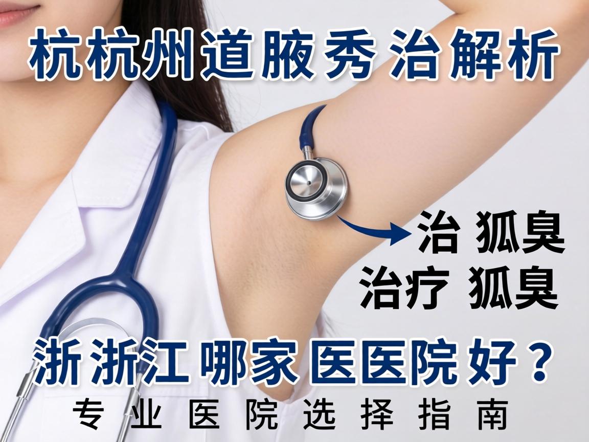 杭州腋秀解析，治疗狐臭浙江哪家医院好？专业医院选择指南