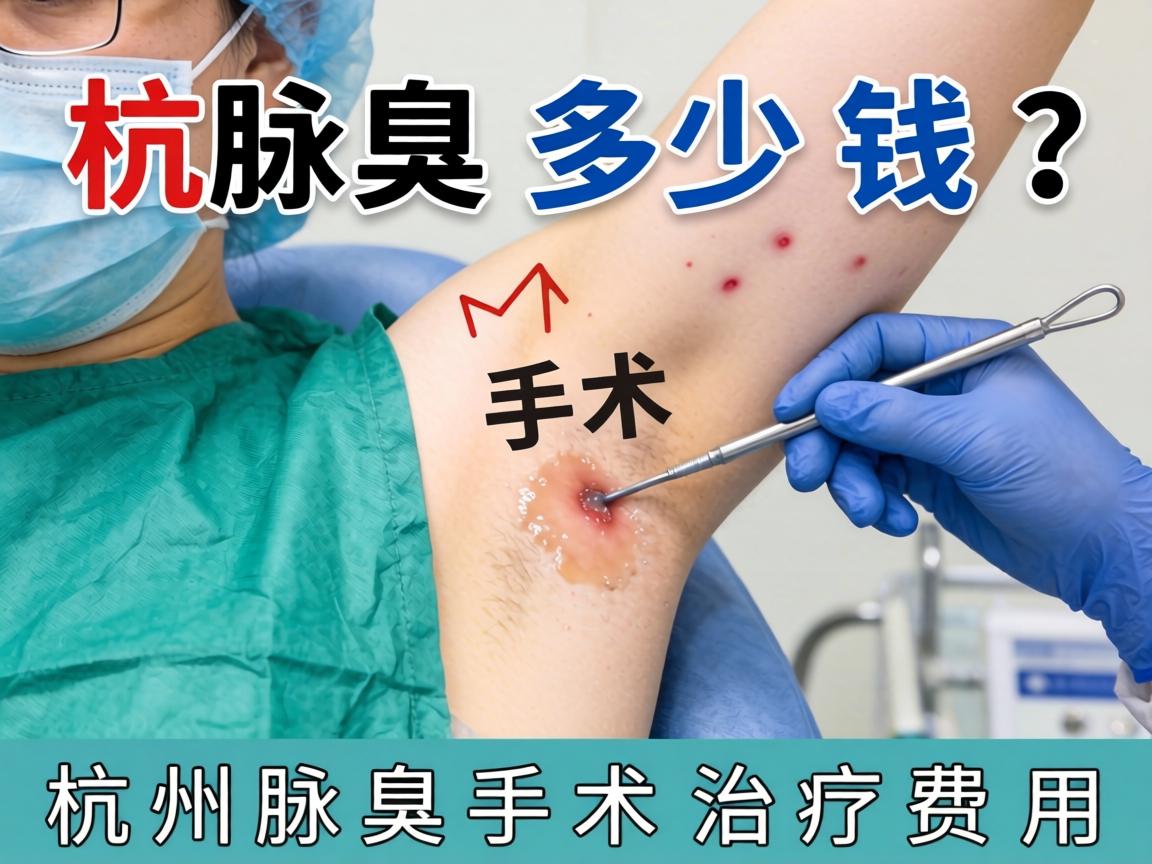 杭州腋臭手术多少钱？详解杭州腋臭手术治疗费用