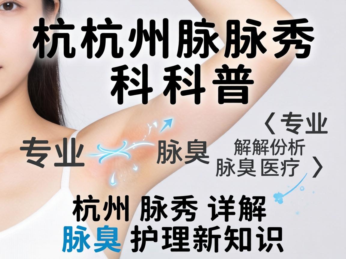 杭州腋秀科普，专业解析腋臭医疗，杭州腋秀详解腋臭护理新知识