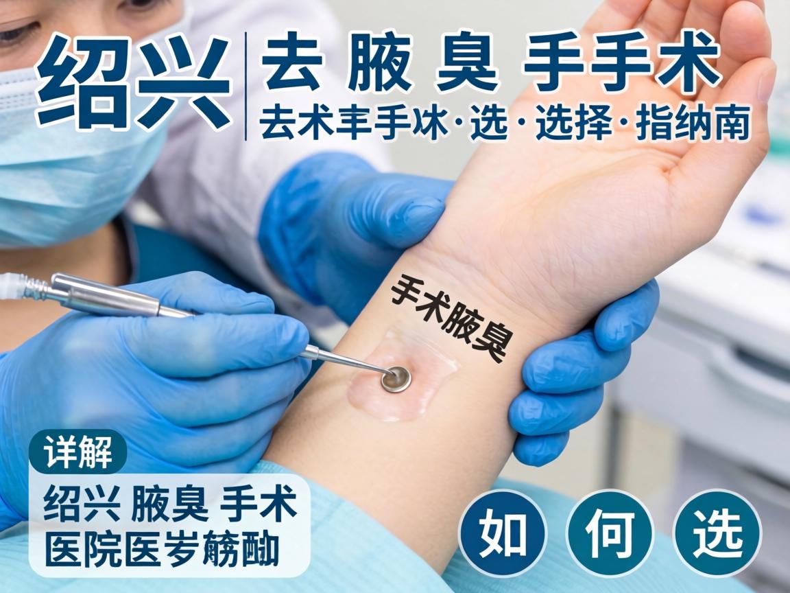 绍兴去腋臭手术选择指南，详解绍兴腋臭手术医院如何选