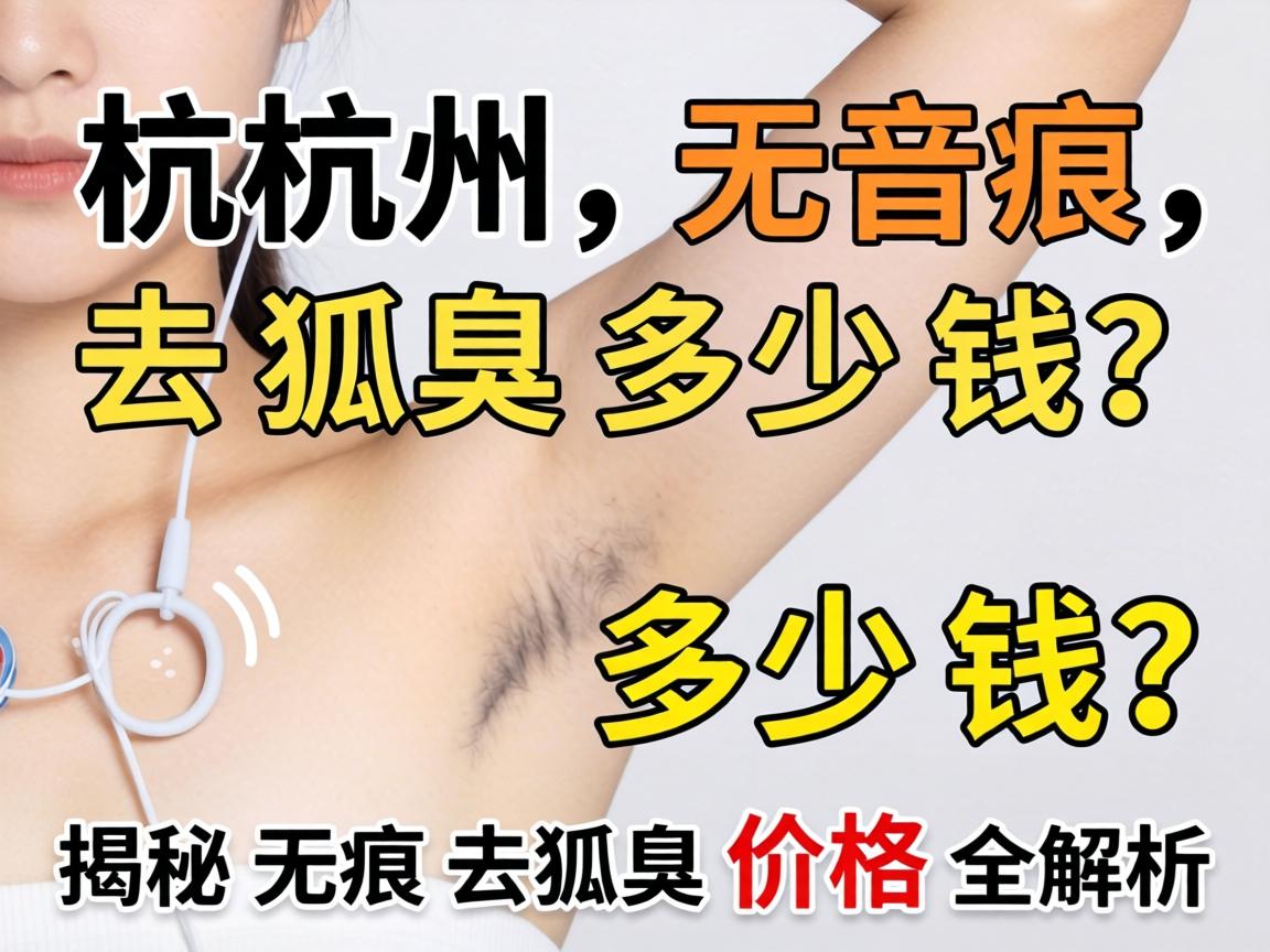 杭州无痕去狐臭多少钱？揭秘无痕去狐臭价格全解析