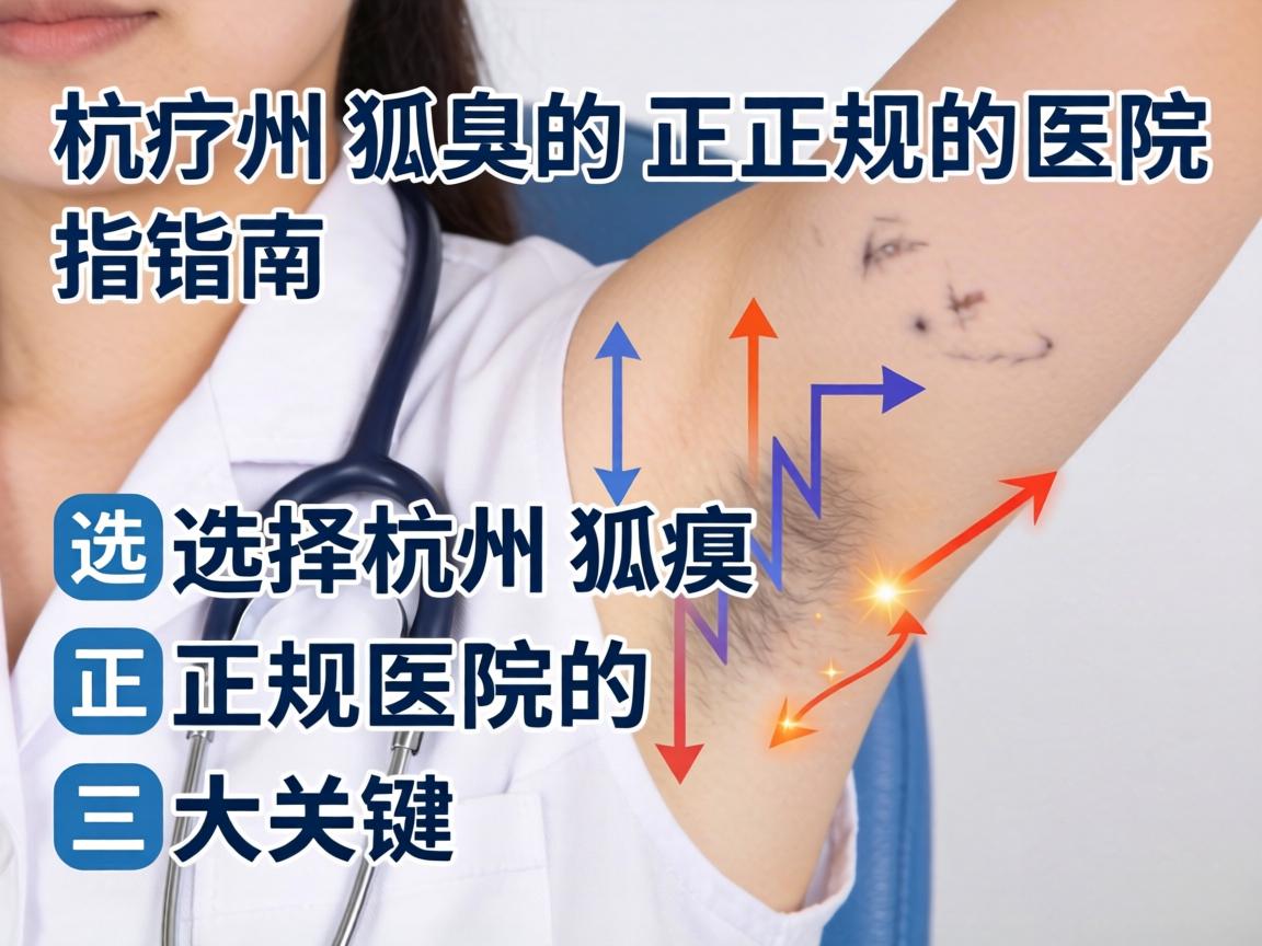杭州狐臭正规医院指南，选择杭州狐臭正规医院的三大关键