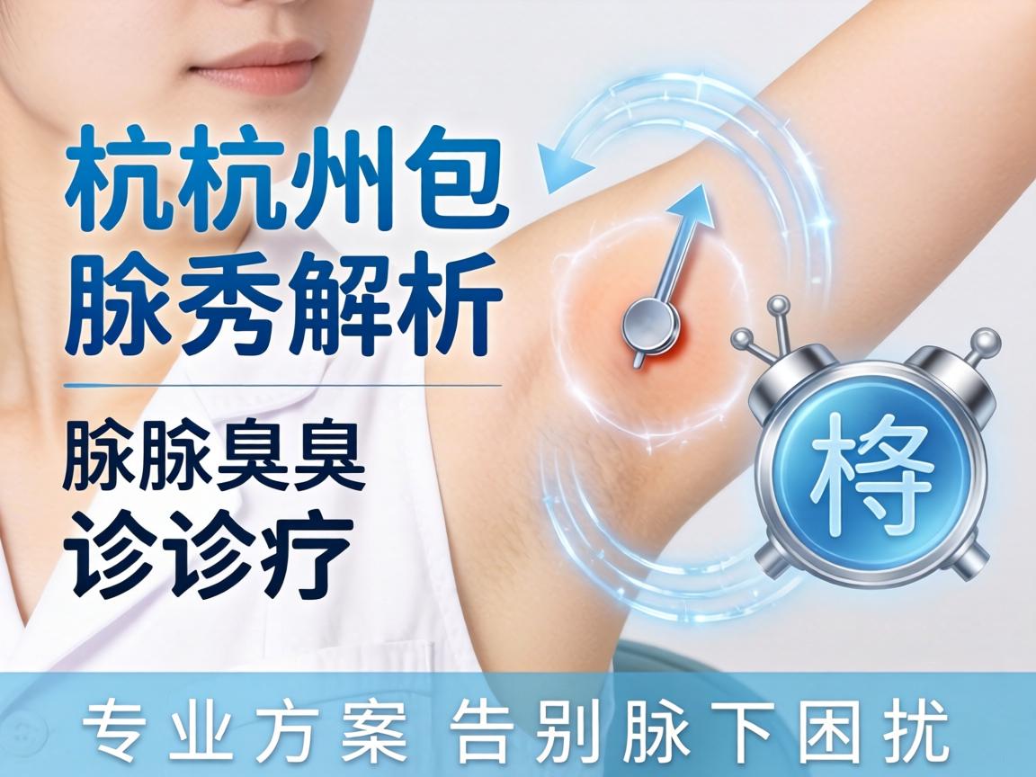 杭州腋秀解析腋臭诊疗，专业方案告别腋下困扰