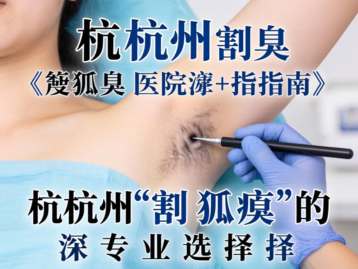 杭州割狐臭医院指南，深度解析杭州割狐臭的专业选择