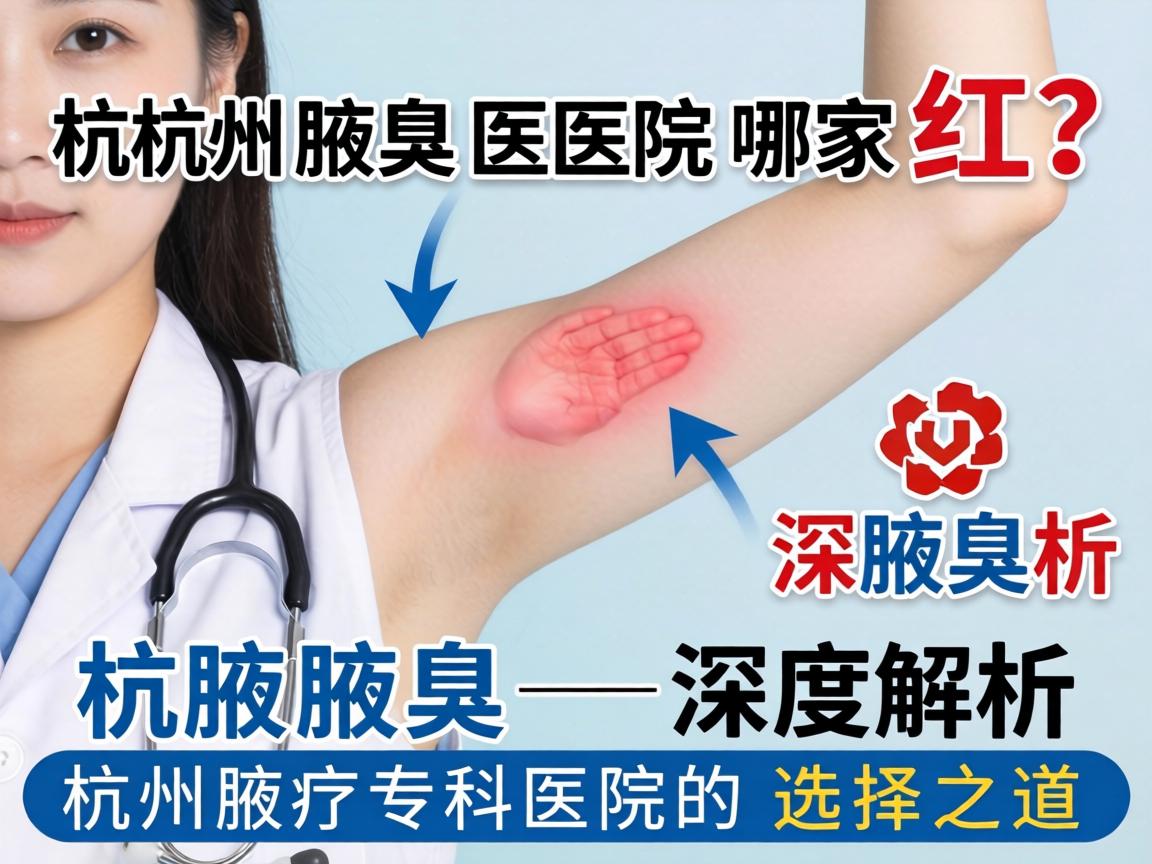 杭州腋臭医院哪家红？深度解析杭州腋臭专科医院的选择之道