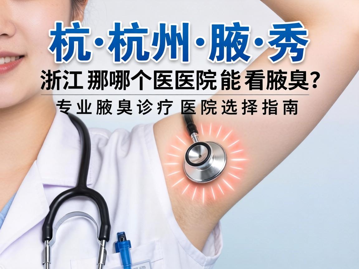 杭州腋秀解析，浙江哪个医院能看腋臭？专业腋臭诊疗医院选择指南