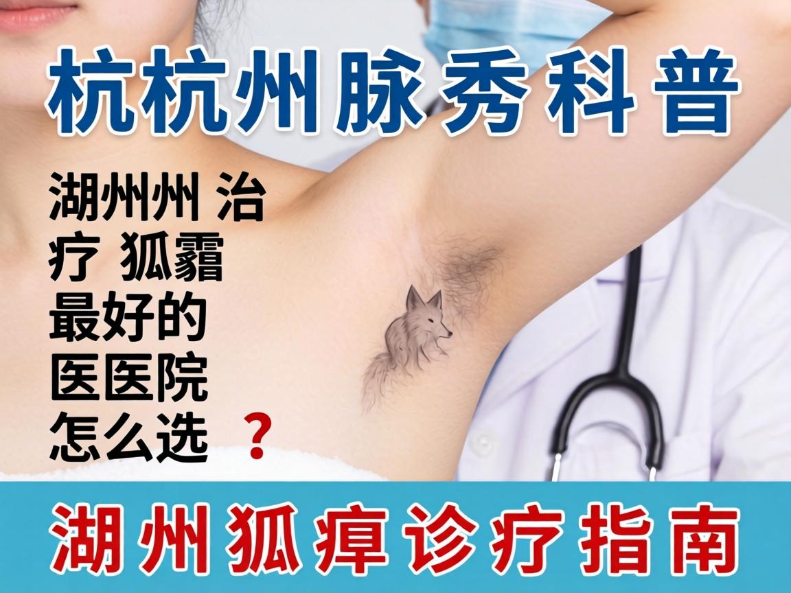 杭州腋秀科普，湖州治疗狐臭最好的医院怎么选？湖州狐臭诊疗指南