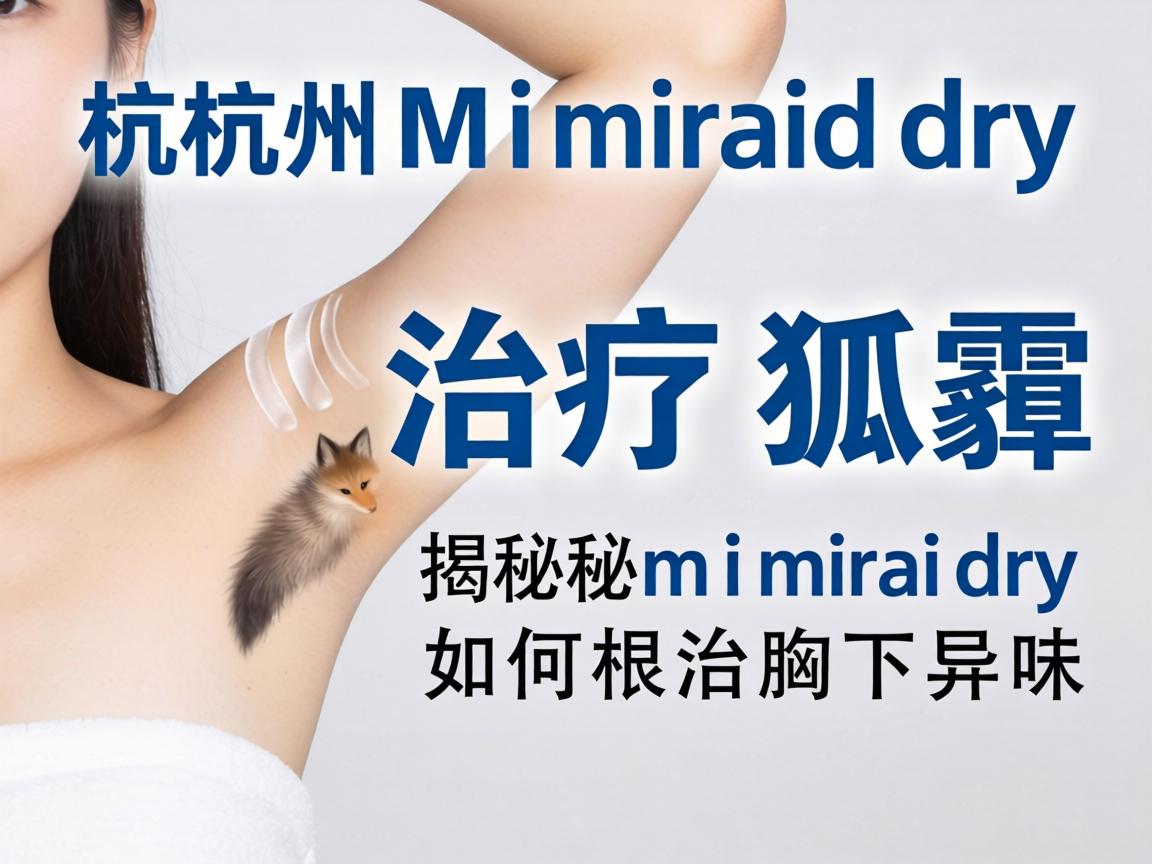 杭州miradry治疗狐臭，揭秘miradry如何根治腋下异味