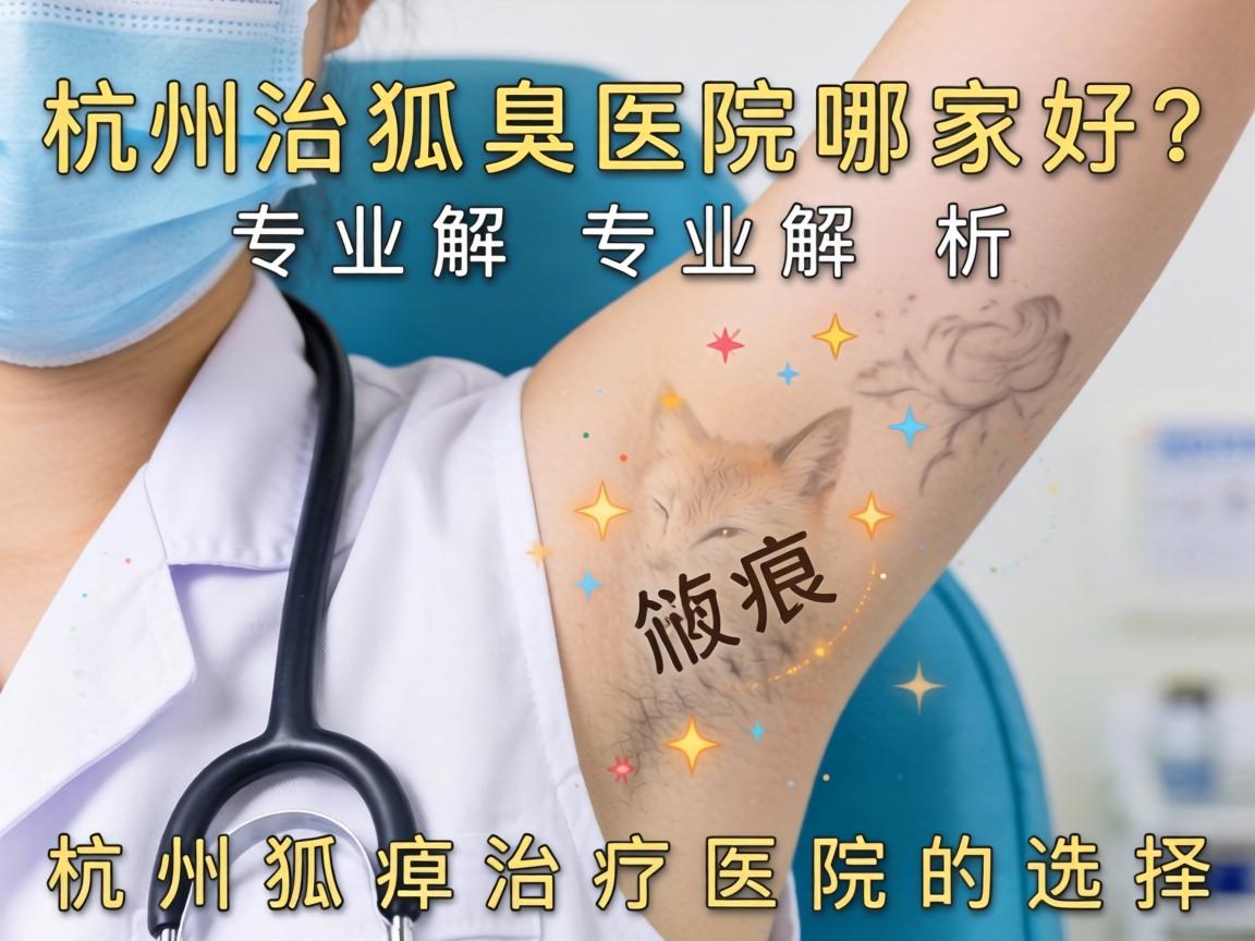杭州治狐臭医院哪家好？专业解析杭州狐臭治疗医院的选择