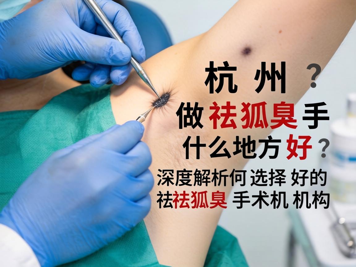 杭州做祛狐臭手术什么地方好？深度解析如何选择好的祛狐臭手术机构