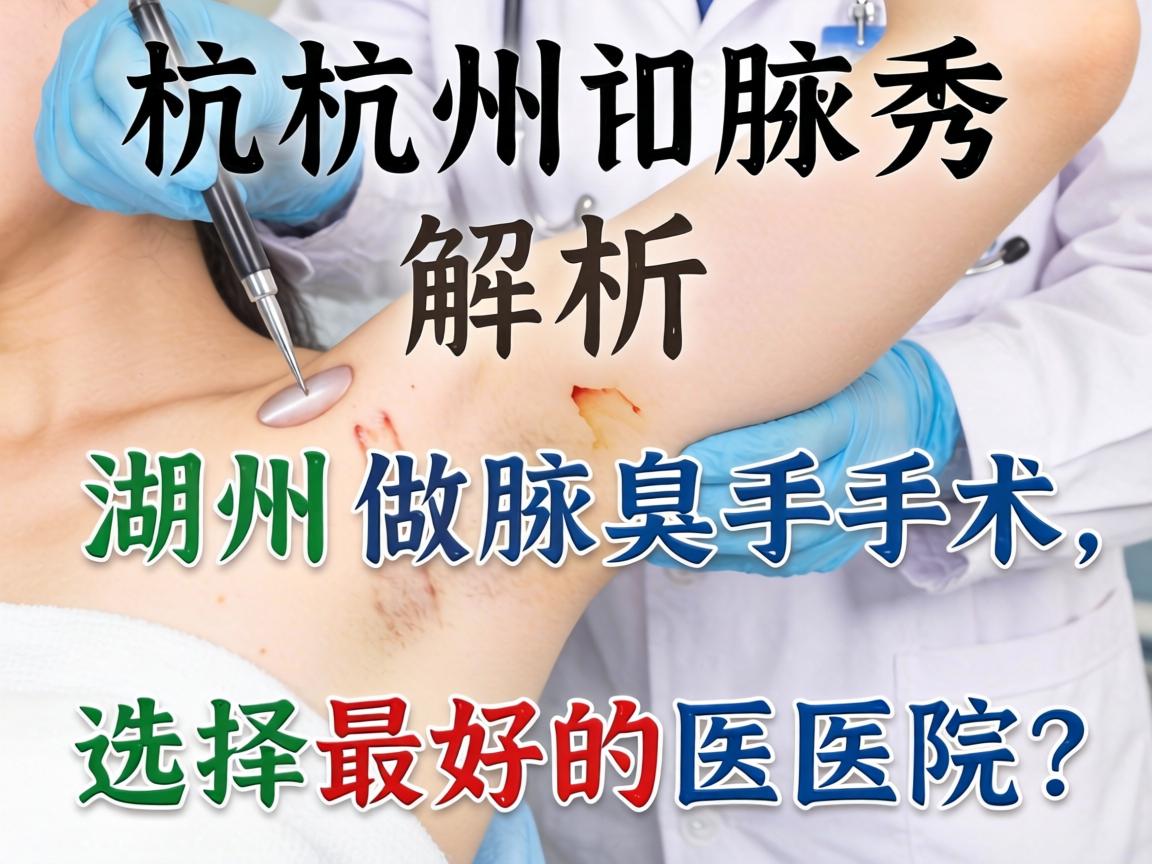 杭州腋秀解析,在湖州做腋臭手术,如何选择最好的医院? 杭州腋秀解析,在湖州做腋臭手术,如何选择最好的医院?