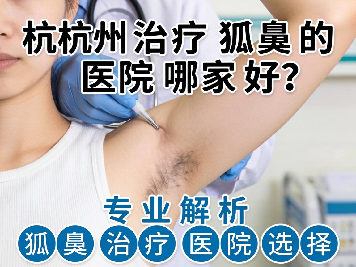杭州治疗狐臭的医院哪家好？专业解析狐臭治疗医院选择