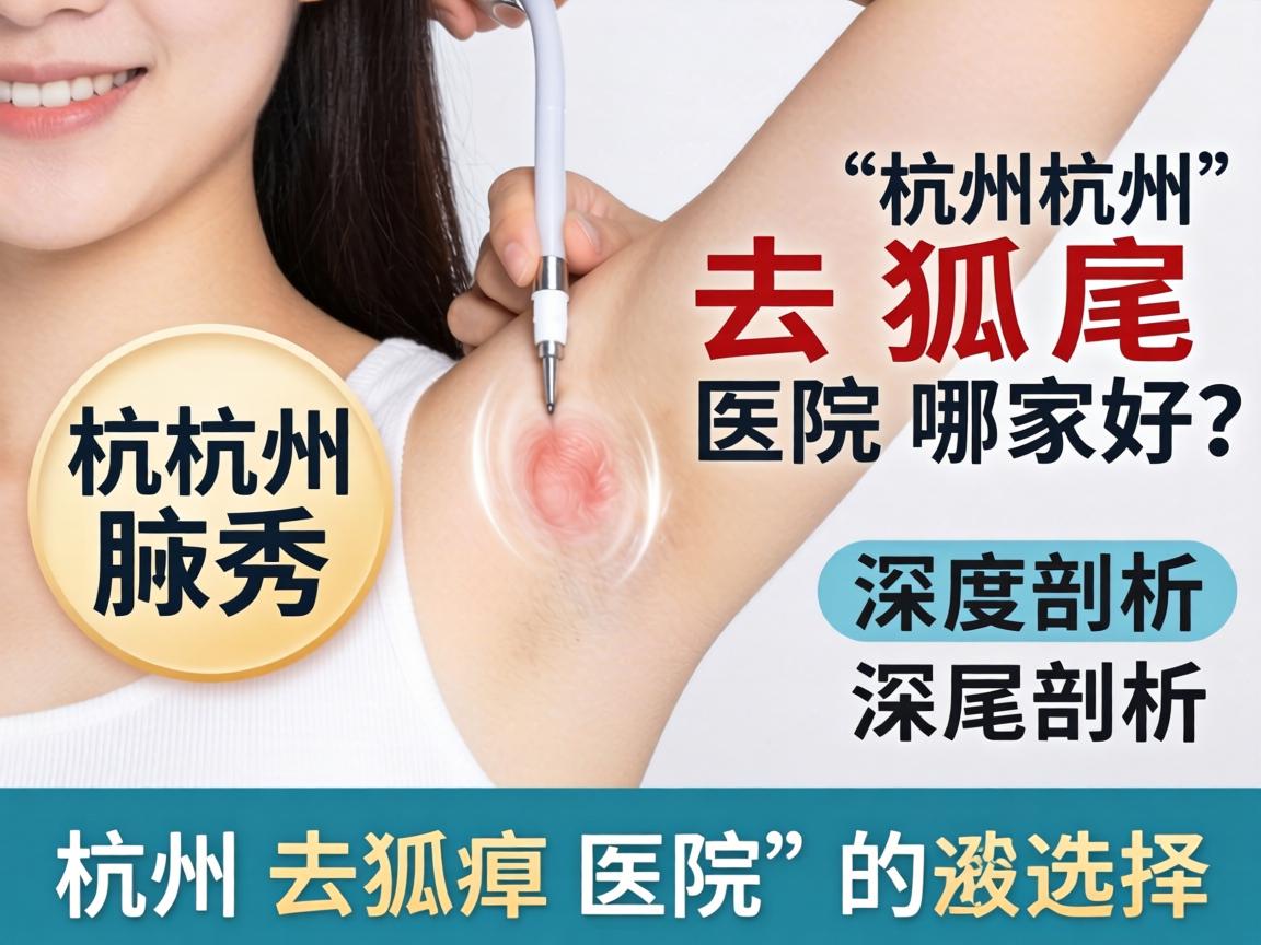 杭州腋秀解析，杭州去狐臭医院哪家好？深度剖析杭州去狐臭医院的选择