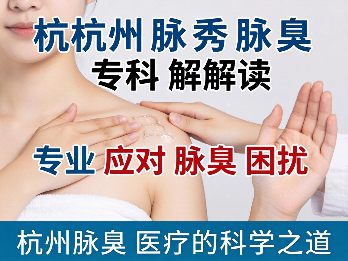 杭州腋秀腋臭专科解读，专业应对腋臭困扰，杭州腋臭医疗的科学之道