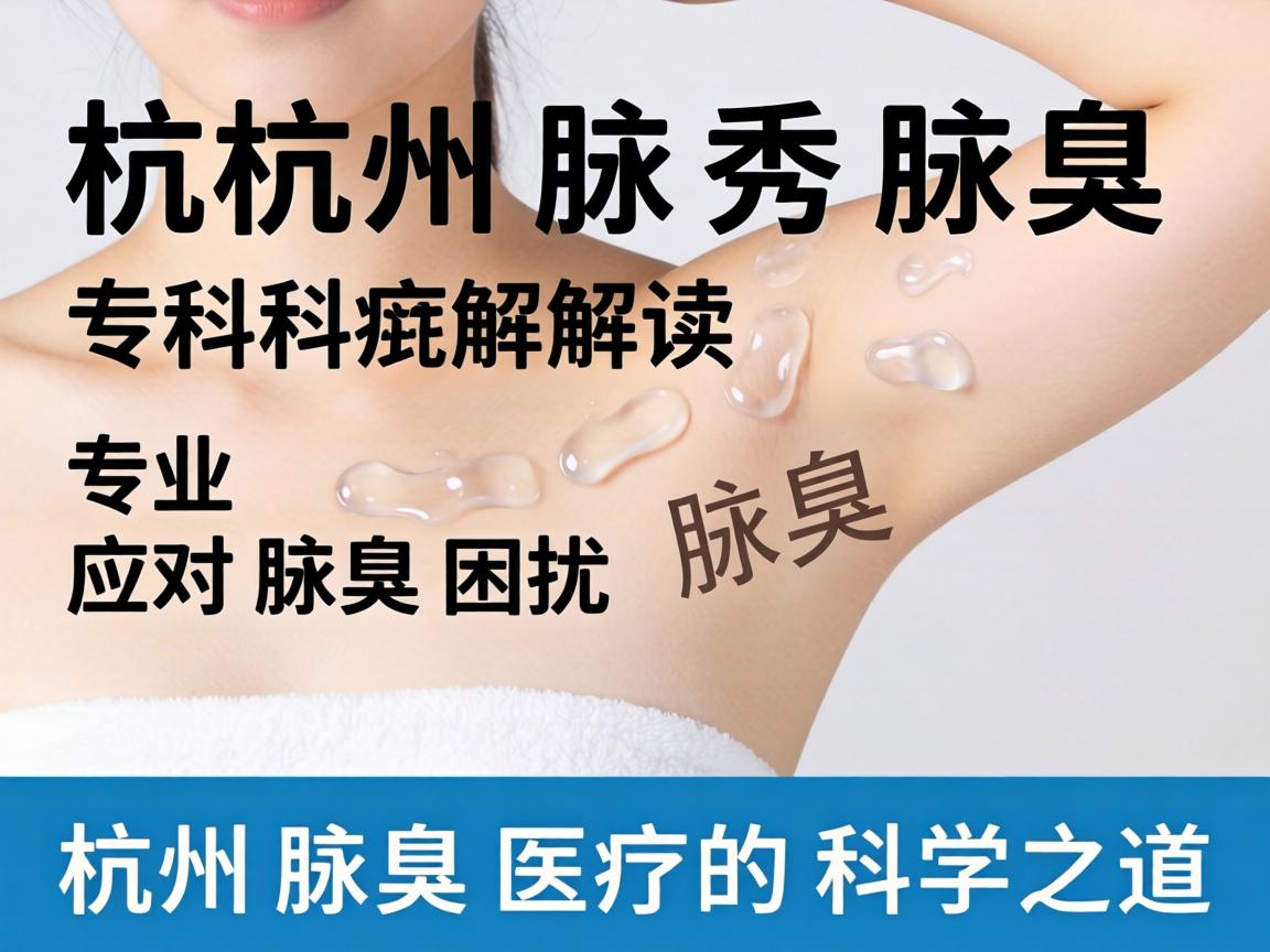 杭州腋秀腋臭专科解读，专业应对腋臭困扰，杭州腋臭医疗的科学之道