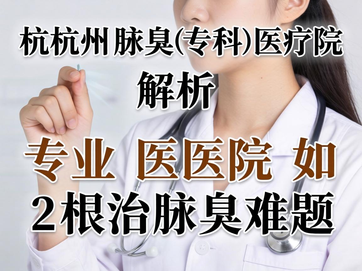 杭州腋臭专科医院解析，专业医院如何根治腋臭难题