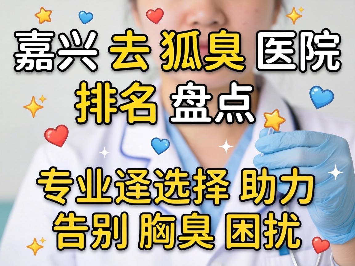 嘉兴去狐臭医院排名盘点，专业选择助力告别腋臭困扰