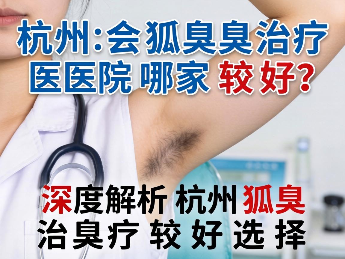 杭州狐臭治疗医院哪家较好？深度解析杭州狐臭治疗较好选择