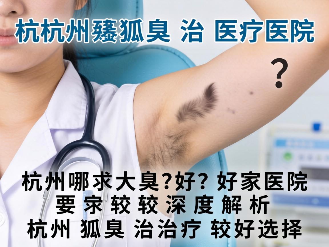 杭州狐臭治疗医院哪家较好？深度解析杭州狐臭治疗较好选择