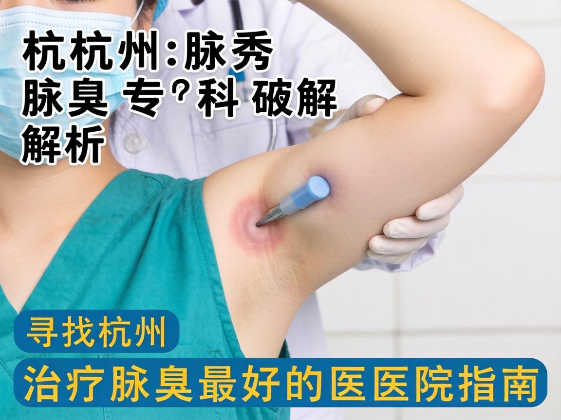 杭州腋秀腋臭专科解析,寻找杭州治疗腋臭最好的医院指南 杭州腋秀腋臭专科解析,寻找杭州治疗腋臭最好的医院指南