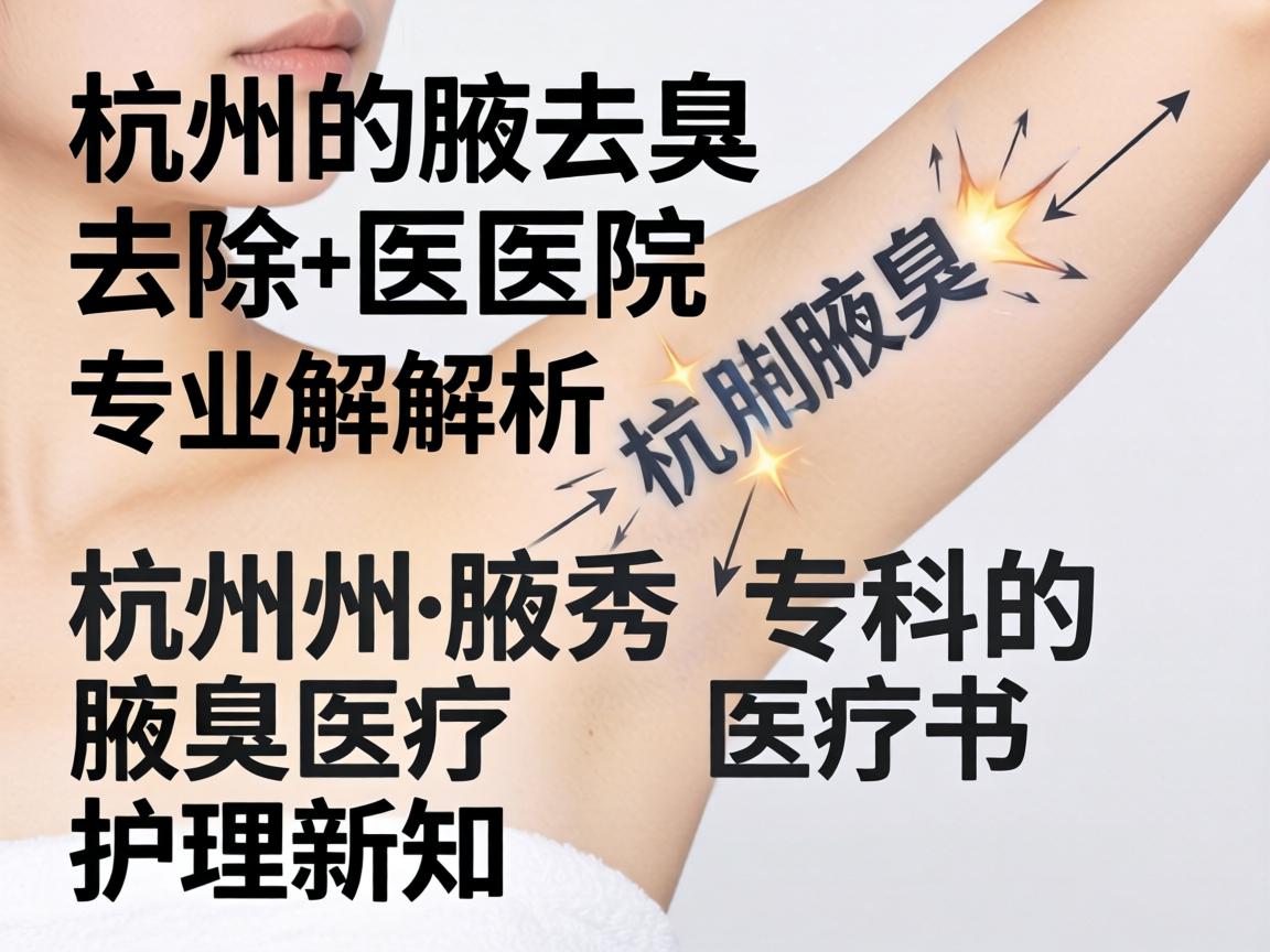 杭州腋臭去除医院专业解析，杭州腋秀专科的腋臭医疗护理新知
