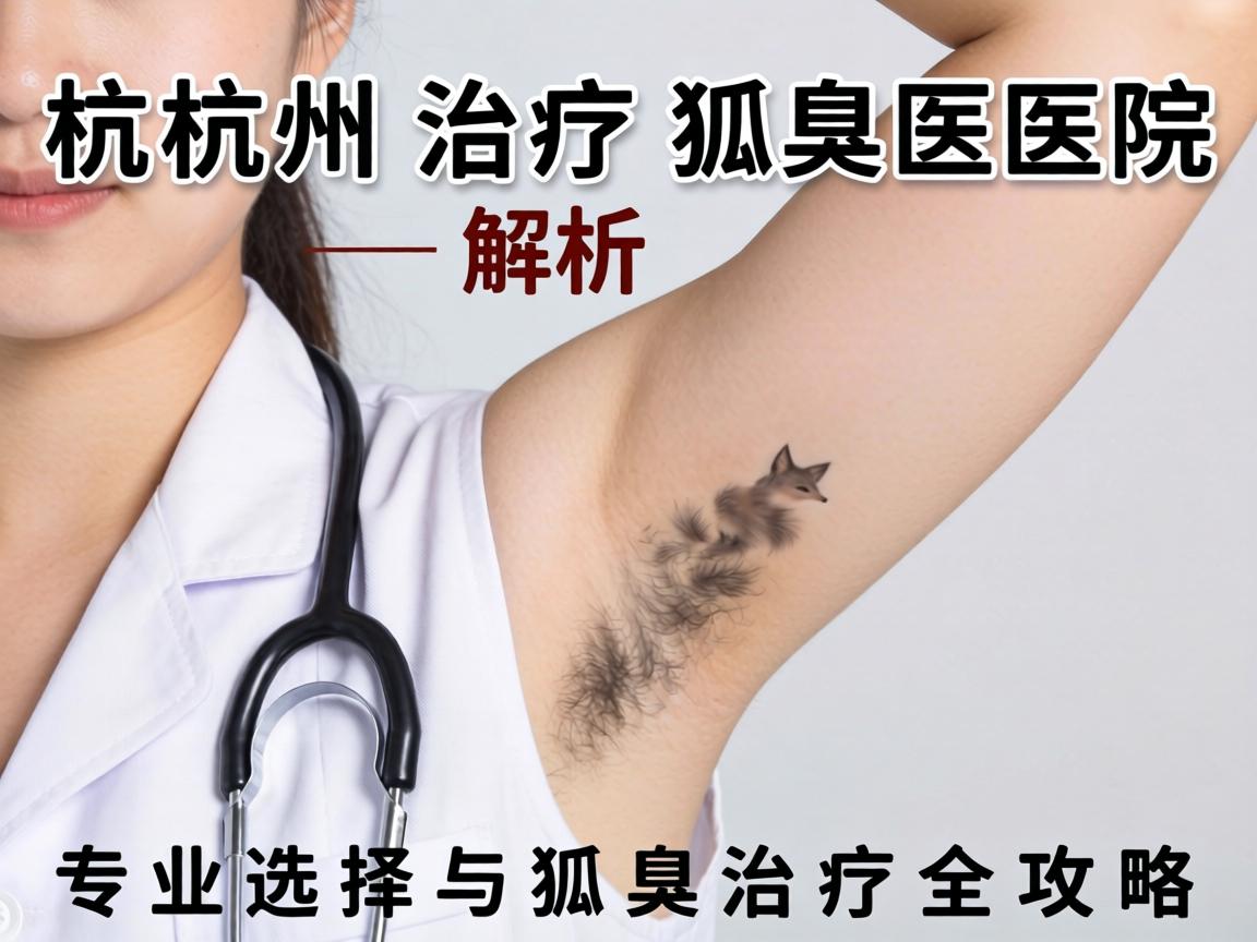 杭州治疗狐臭医院解析，专业选择与狐臭治疗全攻略