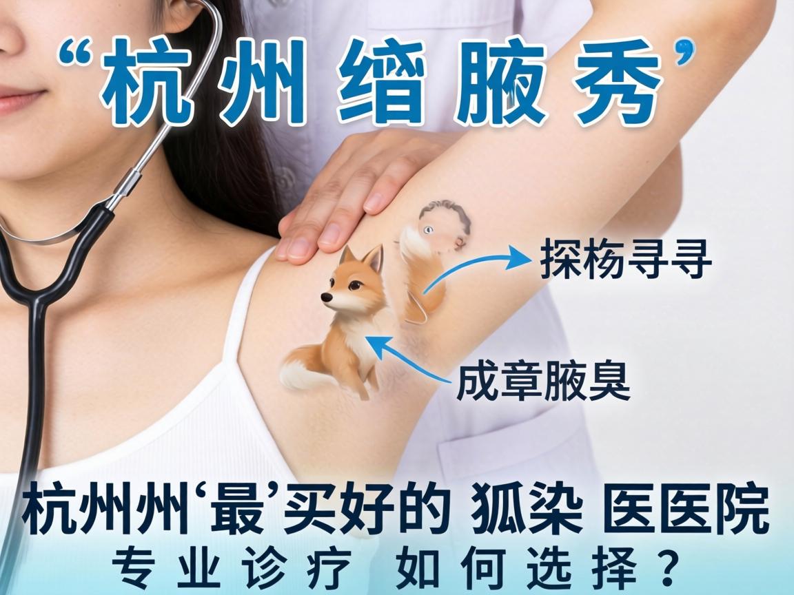 杭州腋秀解析，探寻杭州最好的狐臭医院，专业诊疗如何选择？