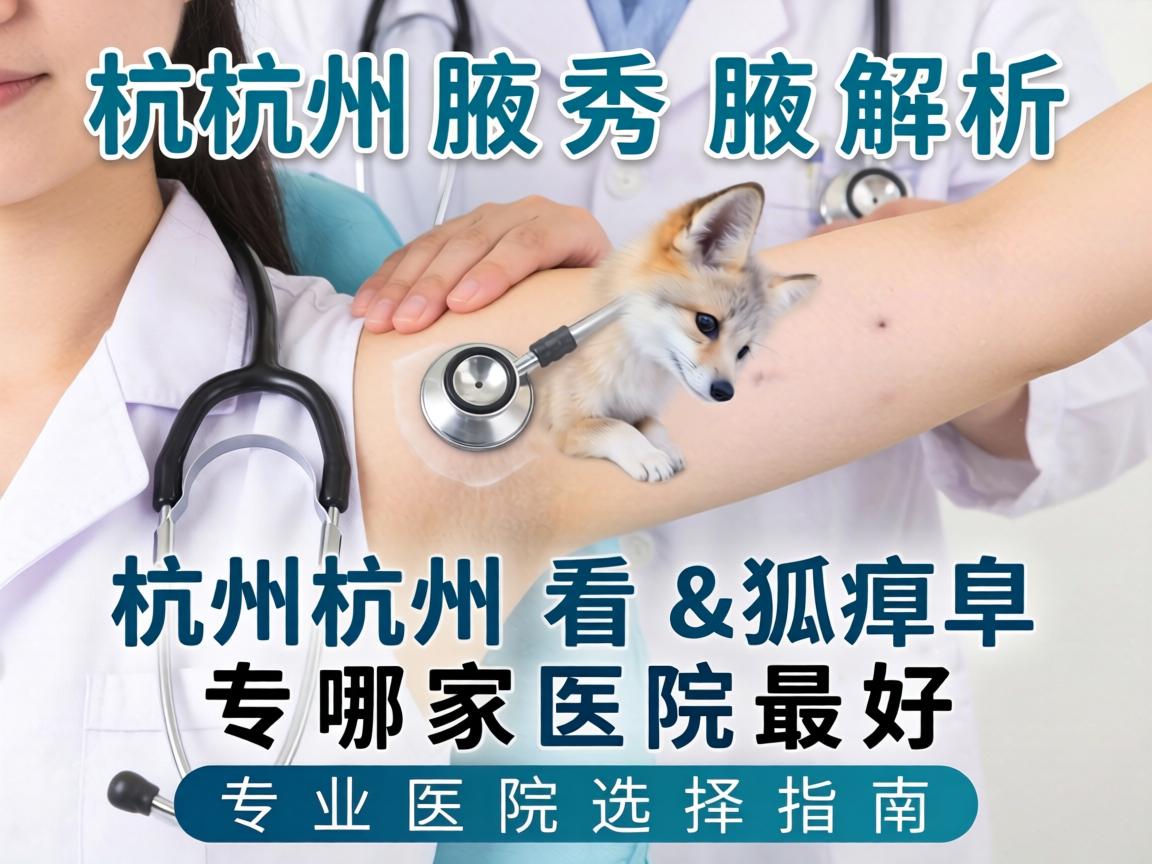 杭州腋秀解析，杭州看狐臭哪家医院最好，专业医院选择指南
