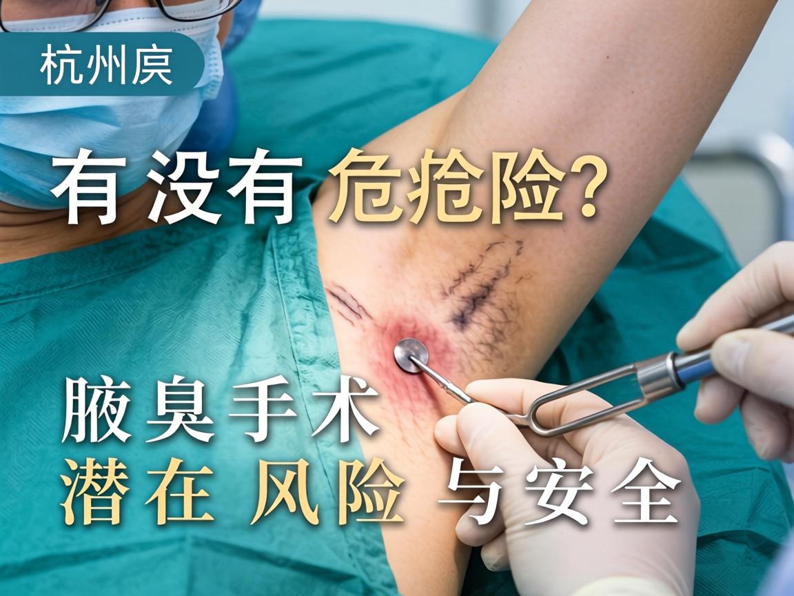 杭州腋臭手术有没有危险？详解腋臭手术潜在风险与安全