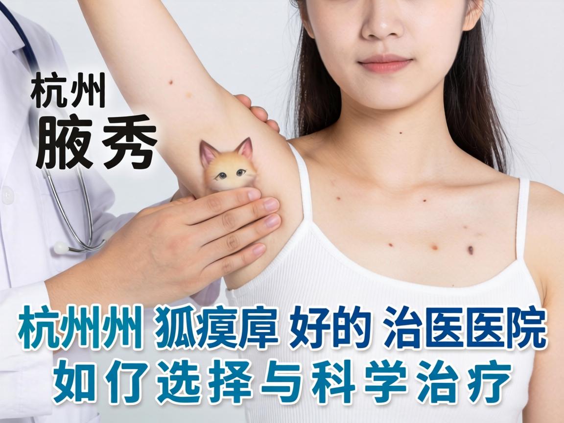 杭州腋秀解析，杭州狐臭好的治医院如何选择与科学治疗