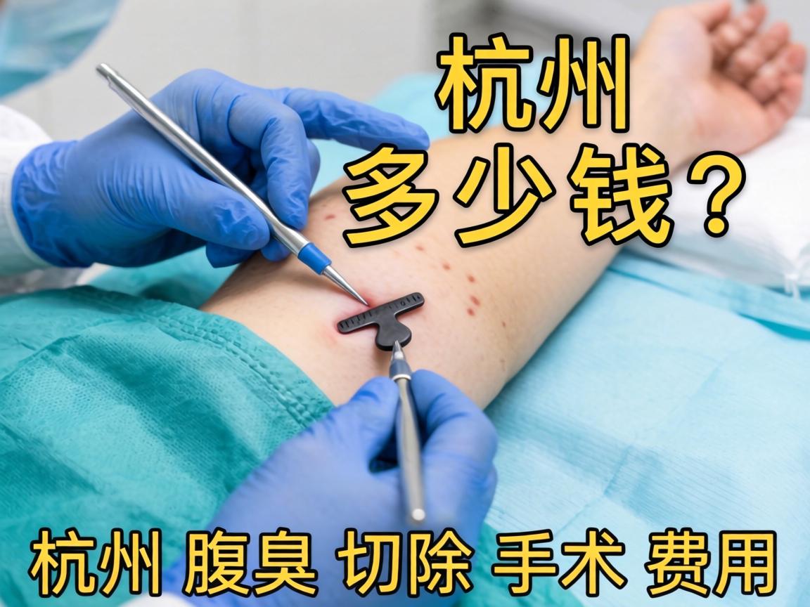 杭州腋臭手术多少钱？详解杭州腋臭切除手术费用