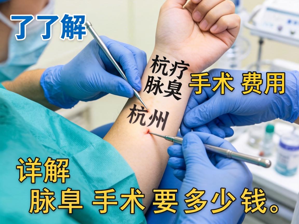 了解杭州腋臭手术费用，详解腋臭手术要多少钱