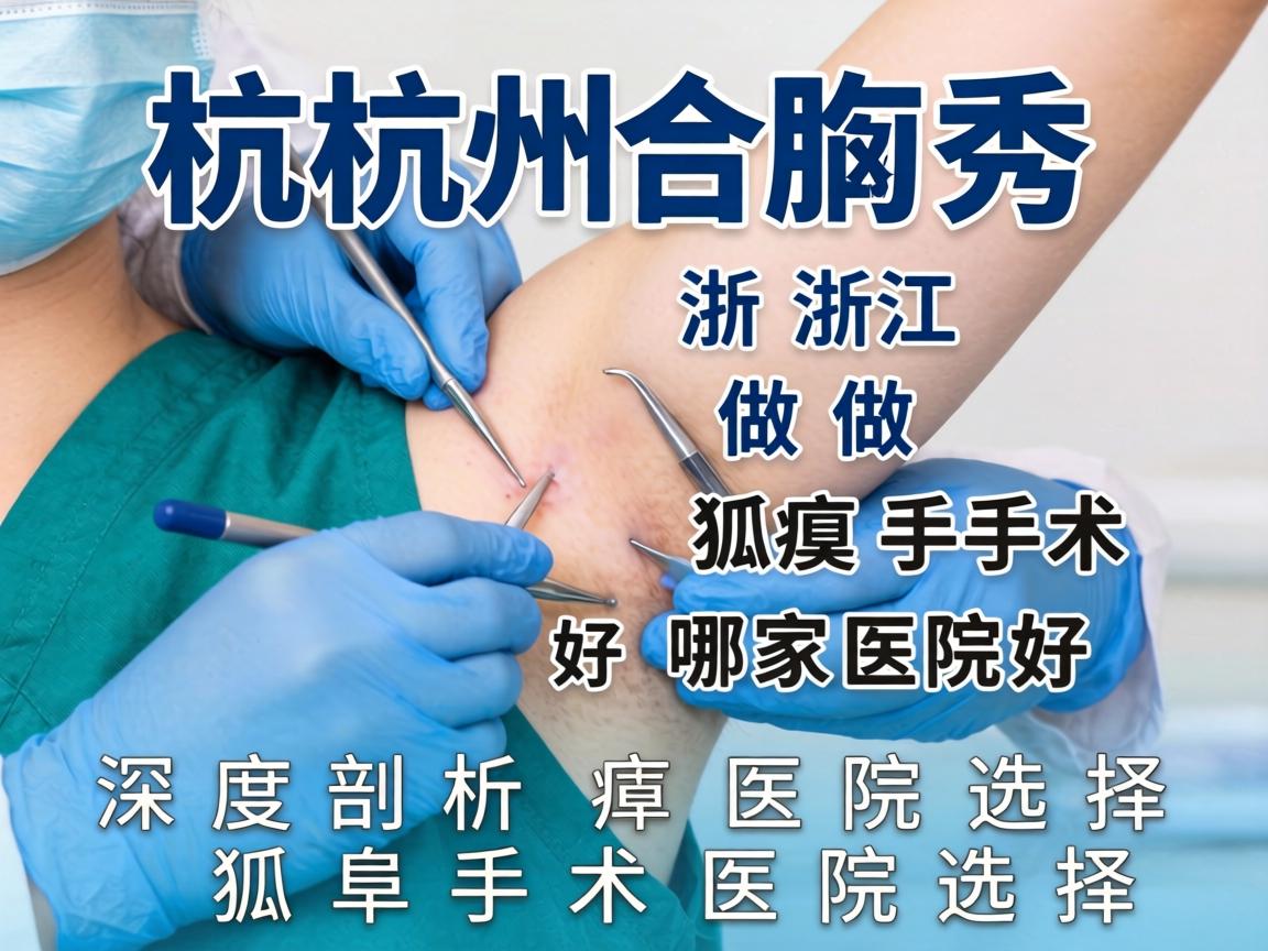 杭州腋秀解析，浙江做狐臭手术哪家医院好，深度剖析狐臭手术医院选择