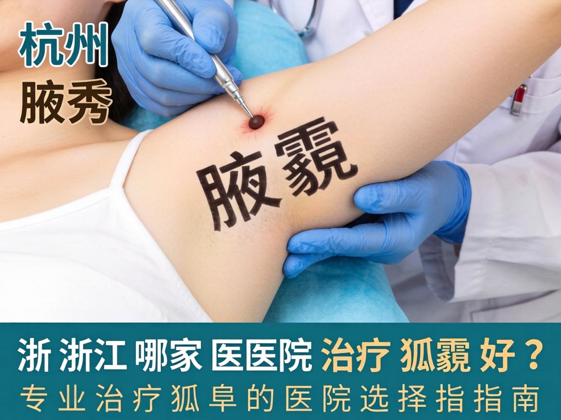 杭州腋秀解析，浙江哪家医院治疗狐臭好？专业治疗狐臭的医院选择指南