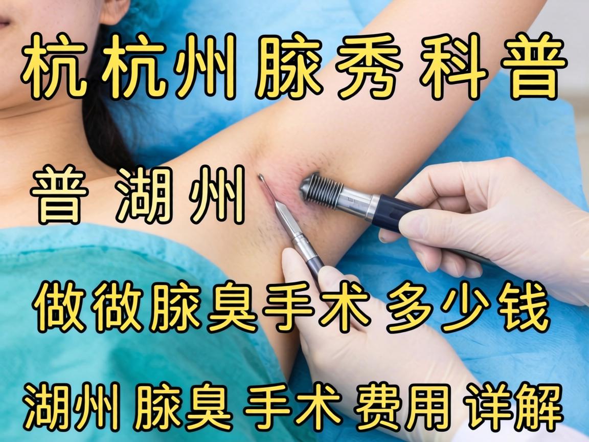 杭州腋秀科普，在湖州做腋臭手术多少钱，湖州腋臭手术费用详解