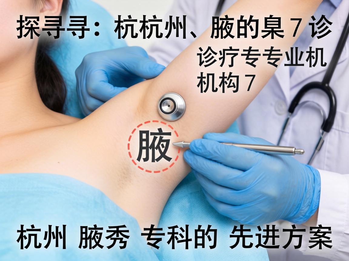 探寻杭州腋臭诊疗专业机构，解析杭州腋秀专科的先进方案