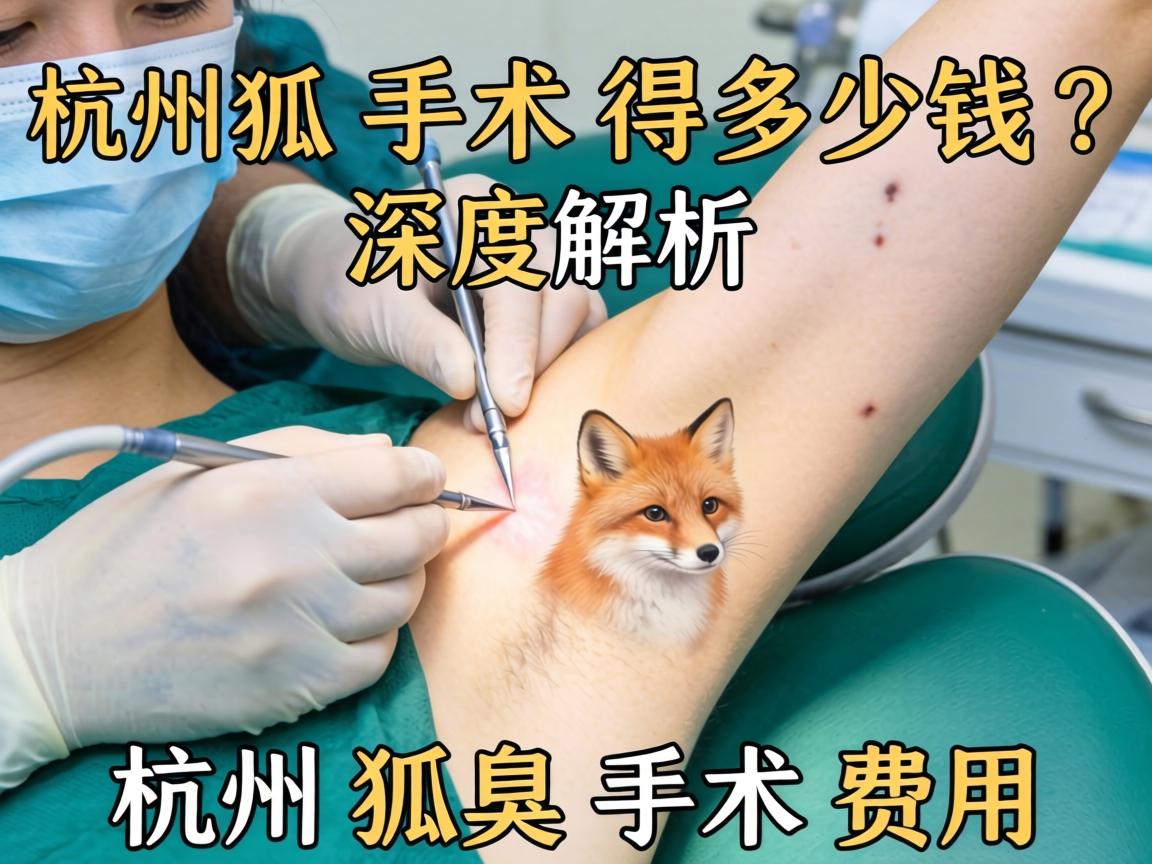 杭州狐臭手术得多少钱？深度解析杭州狐臭手术费用